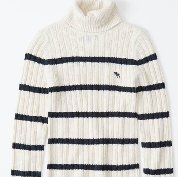 Abercrombie stripe turtleneck size S - Picture 2 of 9